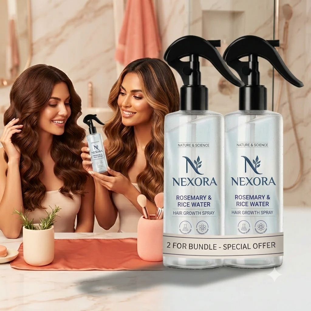 Nexora Rosemary & Rice Water Hair Spray
