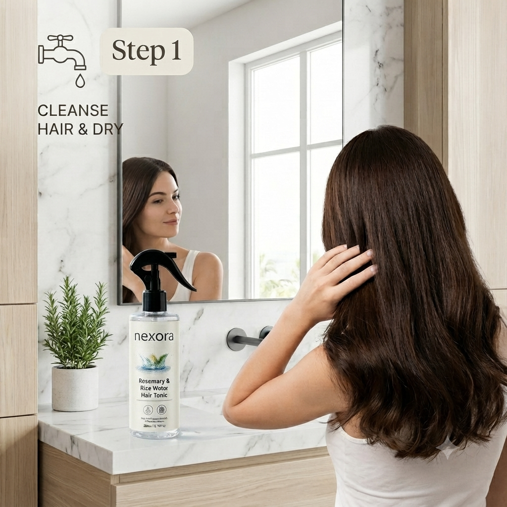Rosemary Hair Care Spray for Smooth Shiny Hydrated Hair